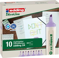 Markeerstift edding 24 Eco 2-5mm pastel violet 1 Stuk-1