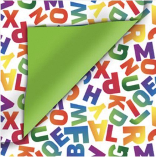 Tijdschriftenzak Special Wrap 25x4x34cm letters 100 Stuk