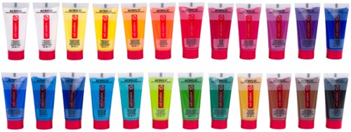 Acrylverf TAC 12ml set 24 kleuren 24 Stuk-2