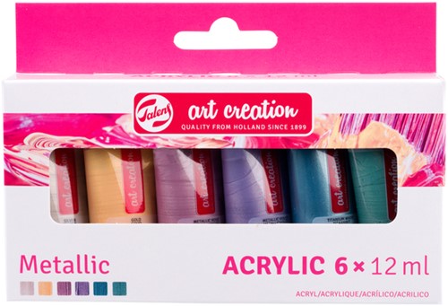 Acrylverf Talens Art Creation 12 ml 6st mtl ass 6 Stuk
