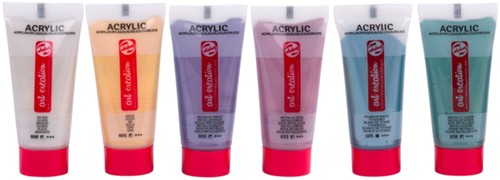 Acrylverf Talens Art Creation 12 ml 6st mtl ass 6 Stuk-2
