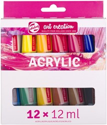 Acrylverf Talens Art Creation 12ml 12st assorti 12 Stuk