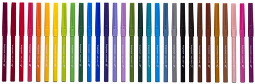 Viltstift Bruynzeel Kids 30 kleuren 30 Stuk-2