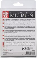 Sakura Pigma Micron Etui 10 fineliners Zwart 10 Stuk-2
