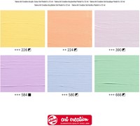 Acrylverf Talens Art Creation 12ml 6st pastel ass 6 Stuk-2