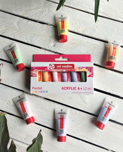 Acrylverf Talens Art Creation 12ml 6st pastel ass 6 Stuk-1