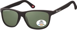 Zonnebril Montana groen G15 polar glas mat zwart 1 Stuk