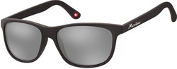 Zonnebril Montana met Revo spiegelglas mat zwart 1 Stuk