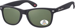 Zonnebril Montana met groen G15 polar glas zwart 1 Stuk