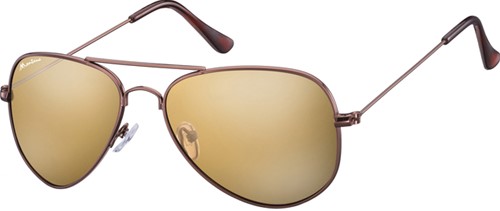 Zonnebril Montana Revo bruin glas mtl koffiekleur 1 Stuk