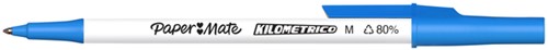 Balpen Papermate Kilometrico Recycled M blauw 1 Stuk-3