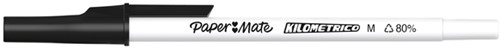 Balpen Papermate Kilometrico Recycled M zwart 1 Stuk-1