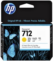 Inktcartridge HP 712 3ED69A geel 1 Stuk