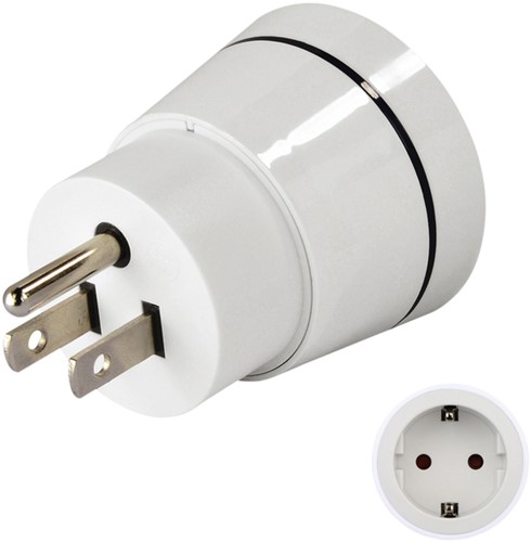 Reisstekker Hama adapter USA 1 Stuk