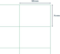 Etiket Qbasic A4 1.000 vel 105x74mm 8000 labels 1000 Vel