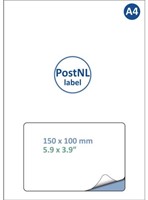 Label PostNL IEZZY A4 1.000 150x100mm 1000 Vel