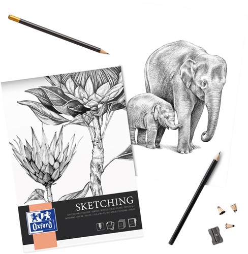 Tekenblok Oxford Sketching A3 50 vel 1 Stuk-2