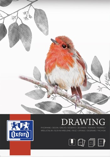 Tekenblok Oxford Drawing A4 40 vel 1 Stuk