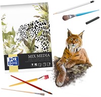 Tekenblok Oxford Mix Media A4 25 vel 1 Stuk-2