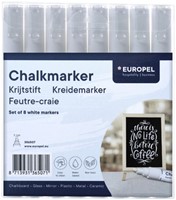 Krijtstift Europel 3mm wit 8 Stuk-2