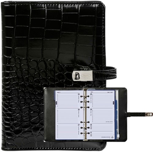 Organizer Kalpa Personal + ag25-26 7d/2p croco zw 1 Stuk-2
