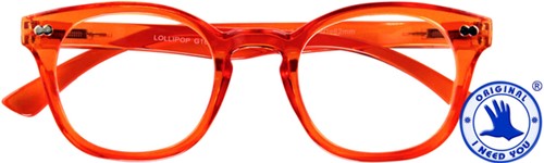 Leesbril I Need You +2.00dpt Lollipop oranje 1 Stuk