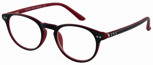Leesbril I Need You +2.50dpt Dokter New grijs-rood 1 Stuk-3