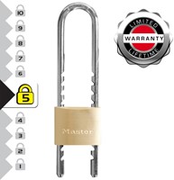 Hangslot MasterLock verstelbaar messing 50mm 1 Stuk-2