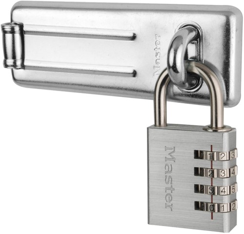 Hangslot MasterLock overval + aluminium 40mm 1 Stuk