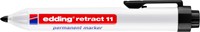 Viltstift edding 11 rond drukknop 1.5-3mm zwart 1 Stuk