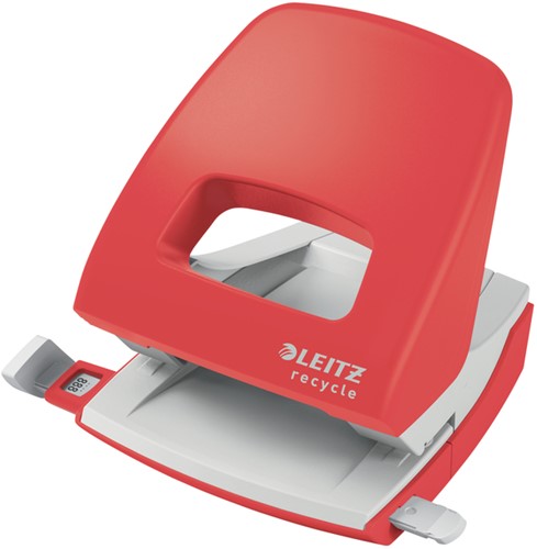 Perforator Leitz NeXXt Recycle 30 vel rood 1 Stuk