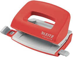 Perforator Leitz NeXXt Recycle mini 10 vel rood 1 Stuk