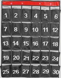 Telefoontas 30 vakken incl. 4 haken 1 Zak