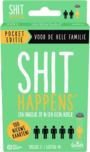 Shit Happens Familie Pocket Editie Kaartspel 1 Stuk