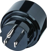 Reisstekker Brennenstuhl adapter USA  zwart 1 Stuk-2