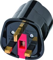 Reisstekker Brennenstuhl adapter GB/UK zwart 1 Stuk-2