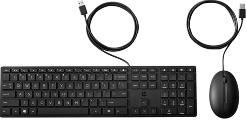 Toetsenbord + muis HP 320MK zwart 1 Stuk