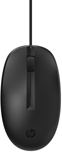 Muis HP 128 laser bedraad zwart 1 Stuk