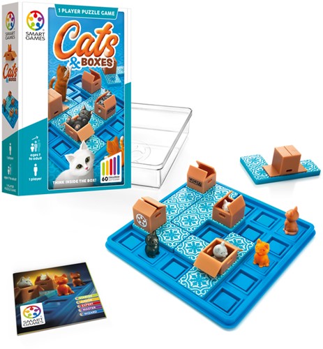 Puzzelspel Smart Games Cats Boxes 1 Stuk-2