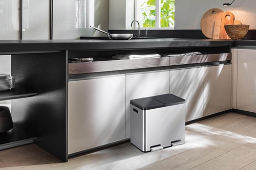 Pedaalemmer EKO Essential Recycler 2x22liter rvs 1 Stuk-3