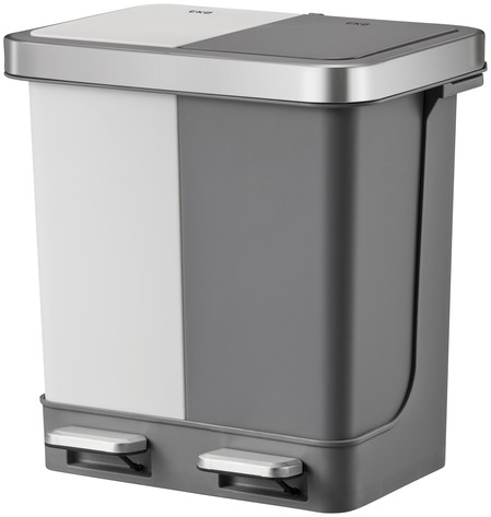 Afvalbak EKO Hana Duo Recycling pdlmmr 2x10L gr wt 1 Stuk