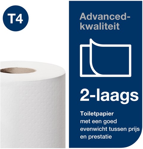Toiletpapier Tork T4 Advanced 2laags wit 472168 42 Rol-3