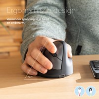 Muis R-Go Ergonomisch HE Break Wireless Rechts S 1 Stuk-2