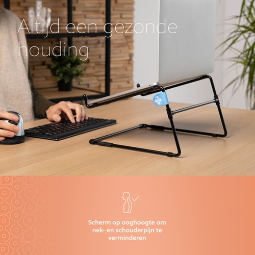 Laptopstandaard R-Go Office Zwart 1 Stuk-2