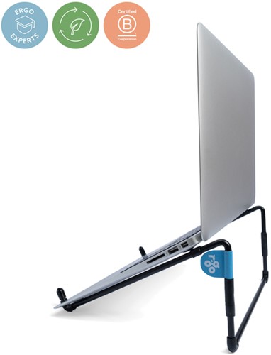 Laptopstandaard R-Go Travel Zwart 1 Stuk