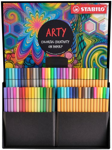 Fineliner STABILO point 88 en Pen 68 Arty creative 68 Stuk-2