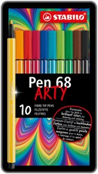 Viltstift STABILO Pen 68/10 Arty M ass 10st 10 Stuk