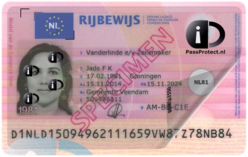 Beschermfolie PassProtect voor rijbewijs 1 Seal