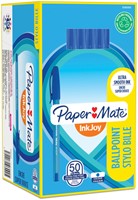 Balpen Paper Mate Inkjoy 100 F blauw 1 Stuk-1
