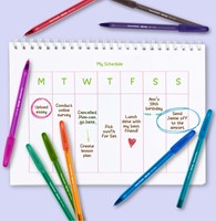 Balpen Paper Mate Inkjoy 100 UF blauw 1 Stuk-2